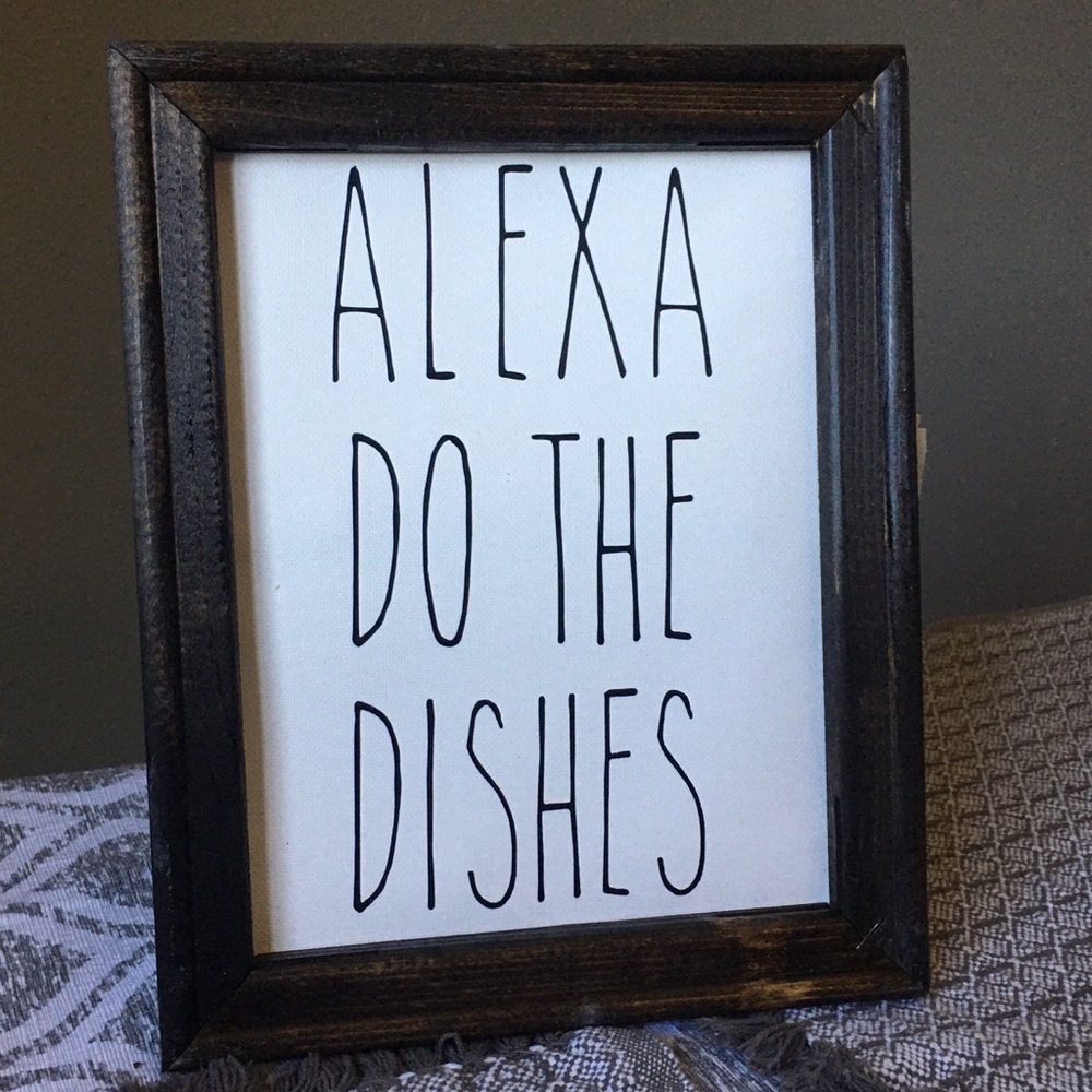 8”x10” kitchen canvas wall sign Rae Dunn inspired